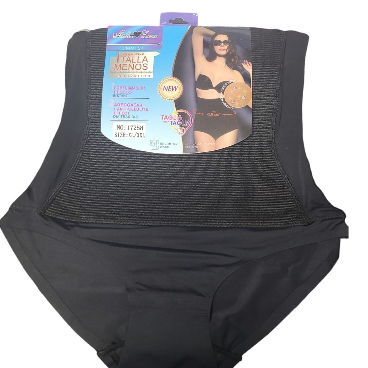 GARSIL - Calzon Invisible Con Faja Para Mujer - Reductor De Cintura Tiro Alto