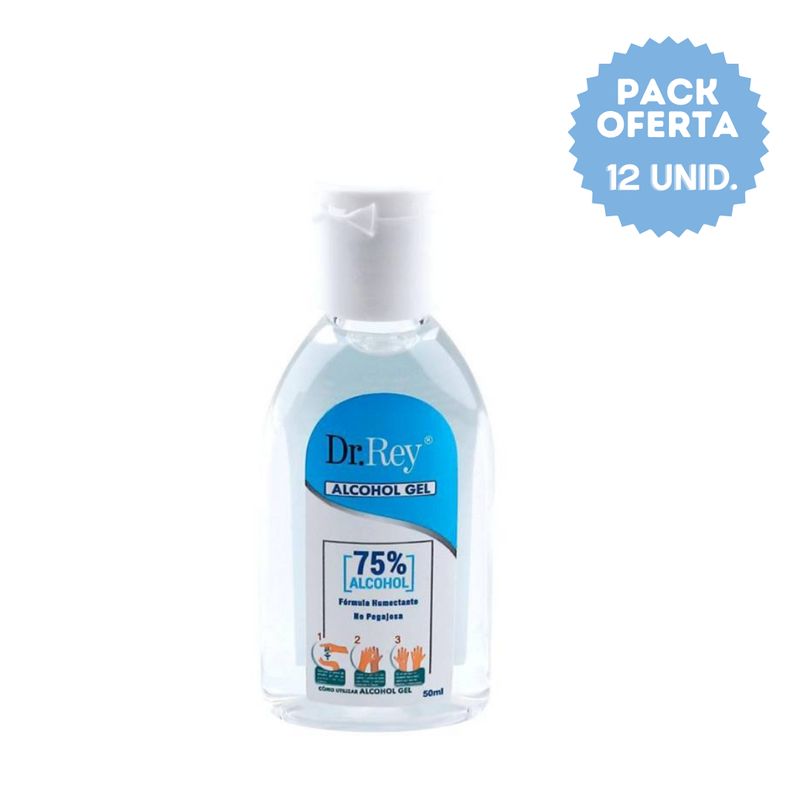 DR REY - Pack 12 unidades Alcohol Gel 50 ml Dr. Rey DR REY