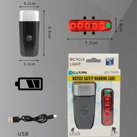 Set De Luz Delantera Y Trasera Para Bicicletas