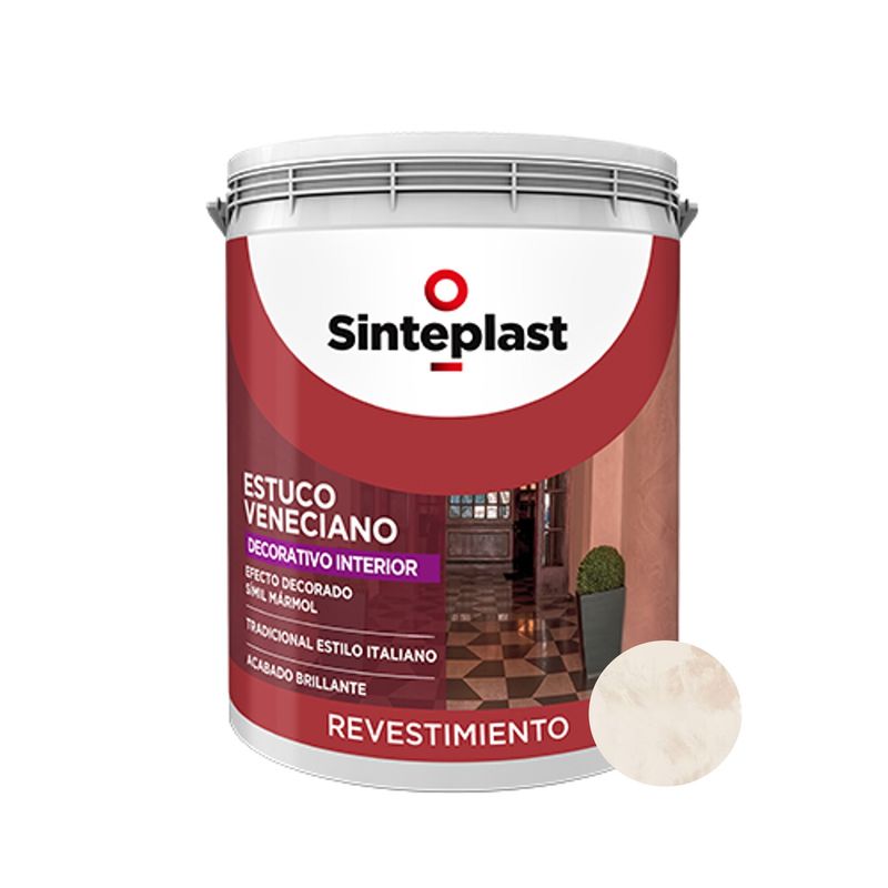 SINTEPLAST - Estuco Veneciano símil Mármol Paredes Blanco