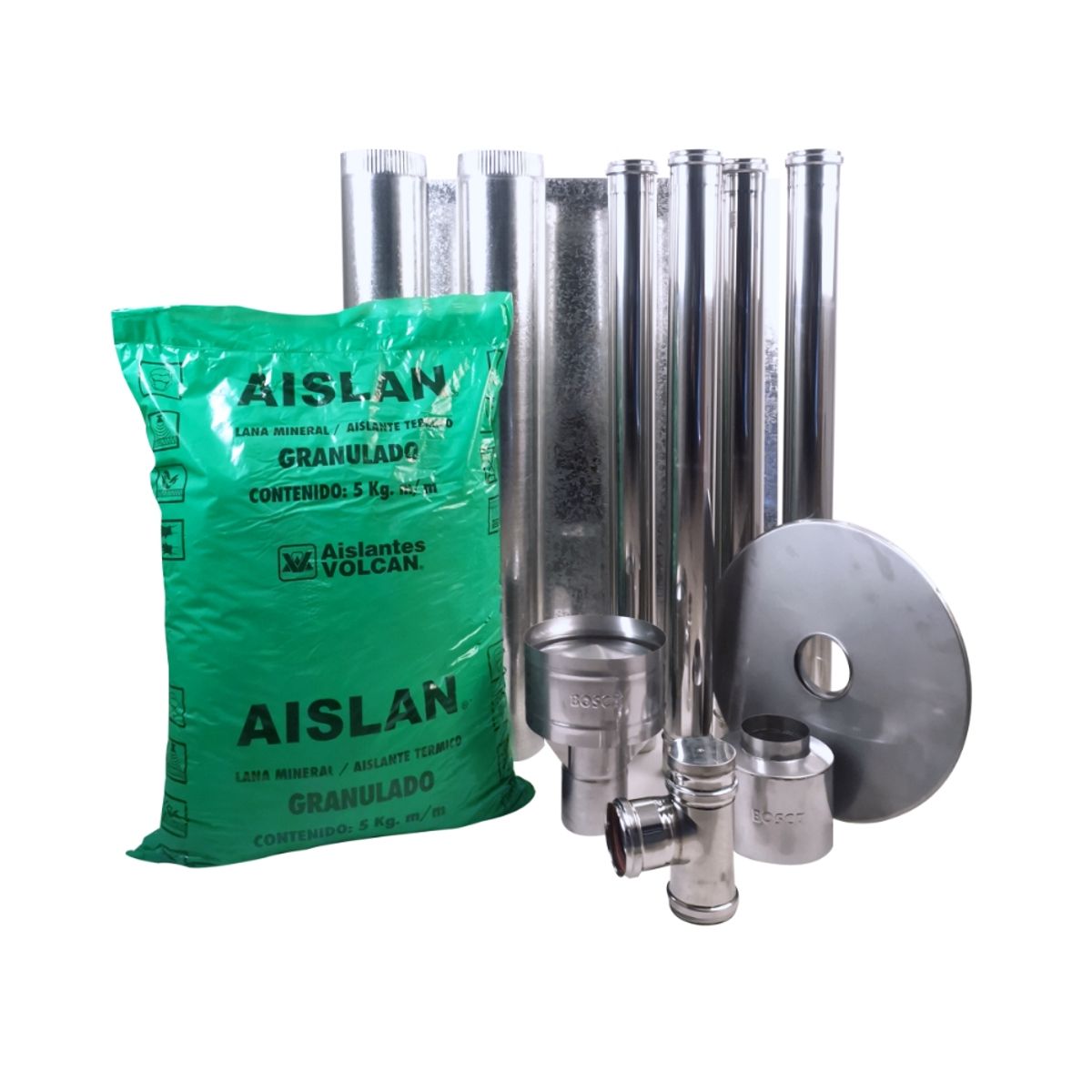 BOSCA - Kit instalación interior pellet