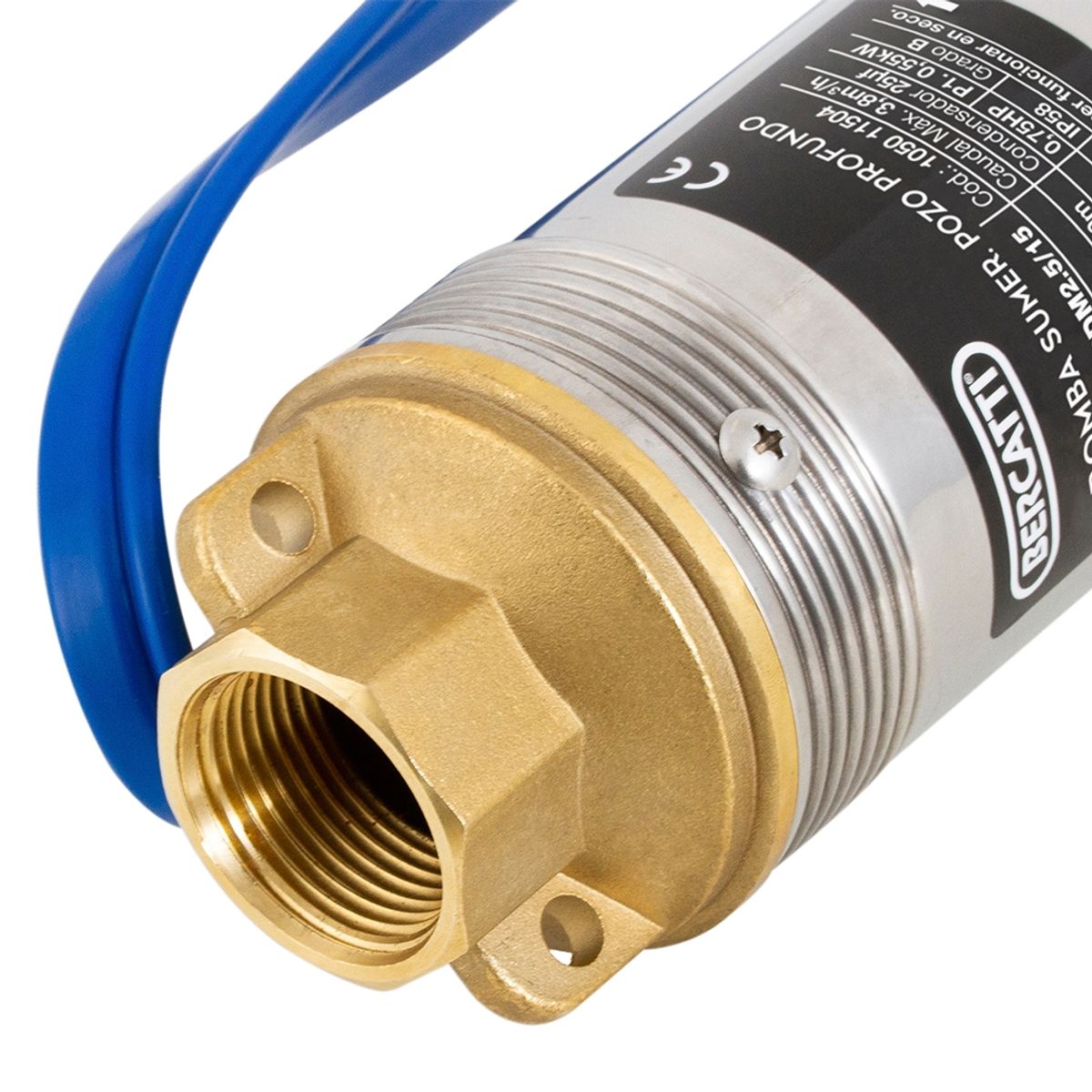 BERCATTI - Bomba pozo profundo 3" 0,75 HP