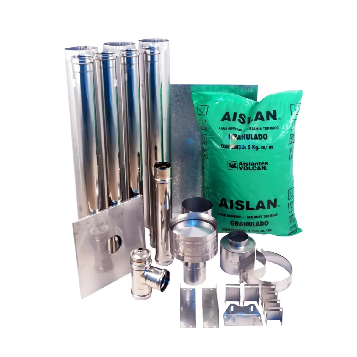 BOSCA - Kit instalación exterior pellet