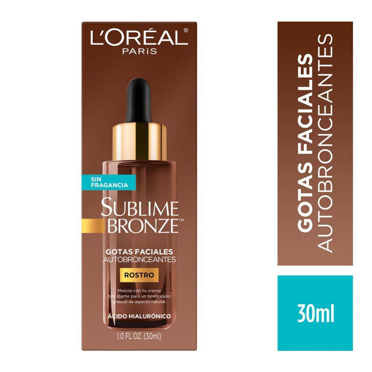 LOREAL PARIS - Autobronceante Gotas Faciales Sublime Bronze 30Ml LOreal