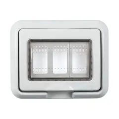BTICINO - Placa 3 Puestos Magic Ip 55 25603