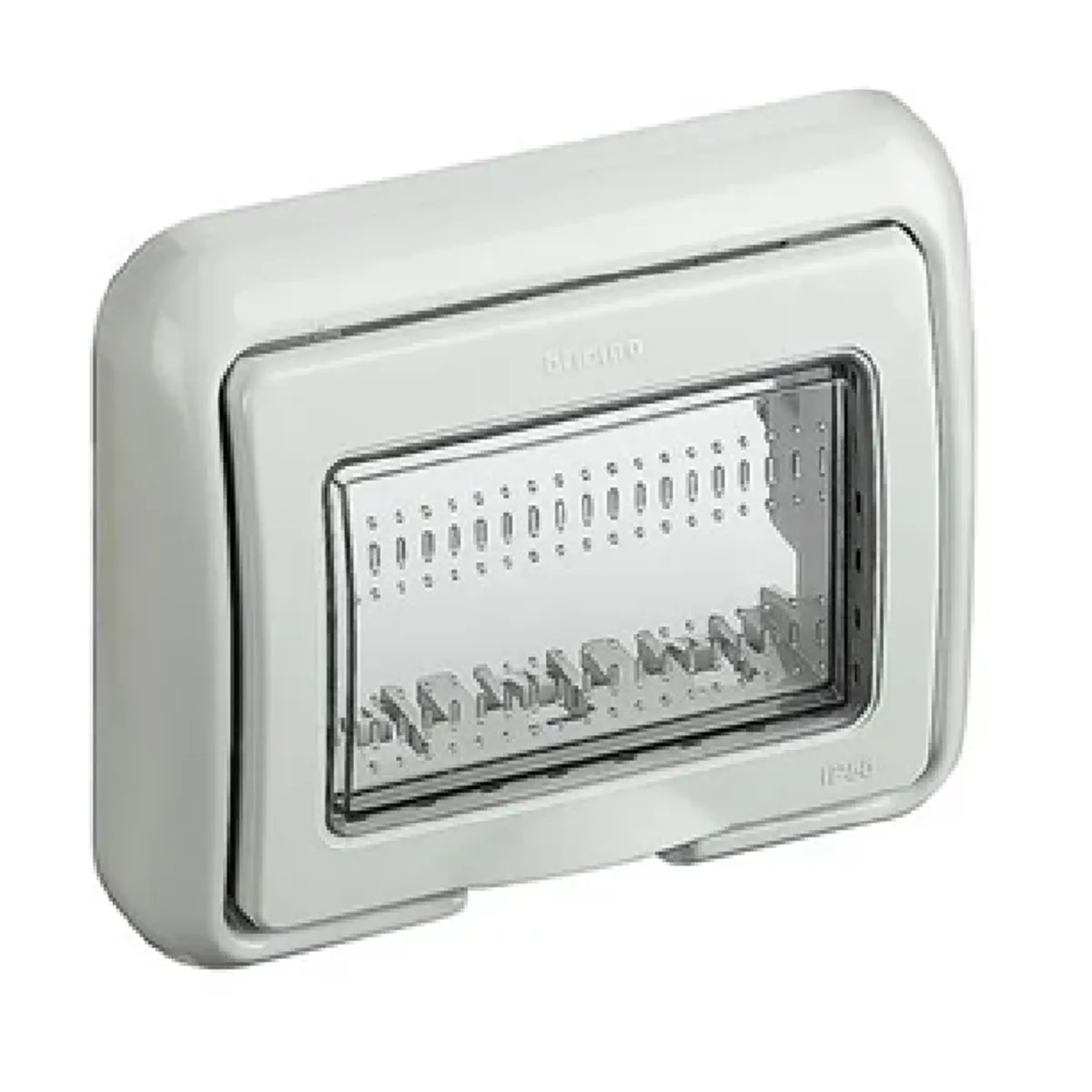 BTICINO - Placa 3 módulos Bticino Magic-Matix Ip55 S-adaptador