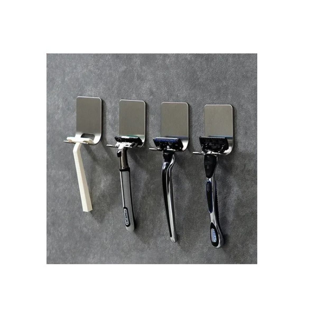 OFERTABKN - Pack 2 Soportes Multifunción De Pared De Acero Inoxidable.