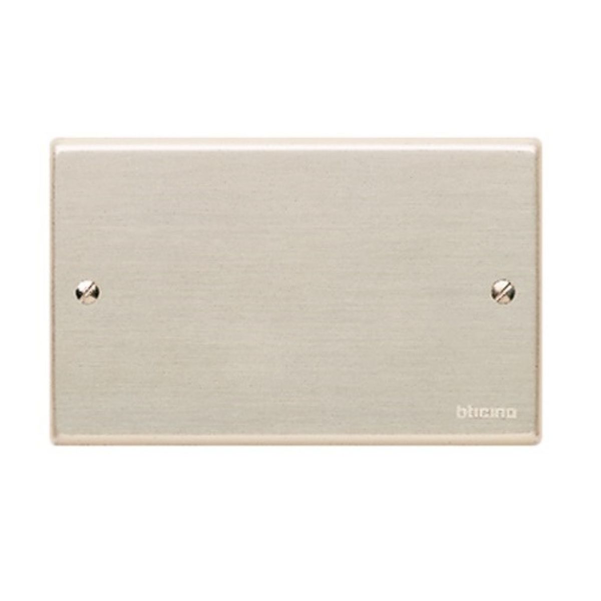 BTICINO - Placa Ciega Aluminio Oxidal con tornillo Bticino 998