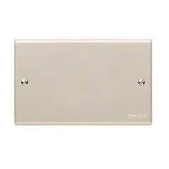 BTICINO - Placa Ciega Aluminio Oxidal con tornillo 998