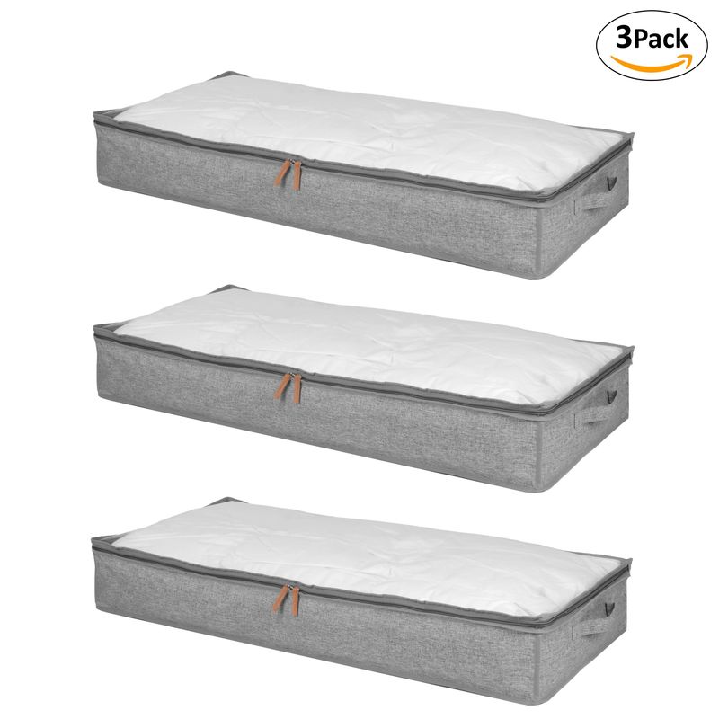 CARRY ALL - Pack 3 Bolso Organizador Bajo Cama 70 Lts Almacenaje Bolsa Ropa Varios