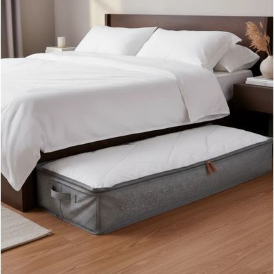 Imagen 2 del producto Pack 3 Bolso Organizador Bajo Cama 70 Lts Almacenaje Bolsa Ropa Varios