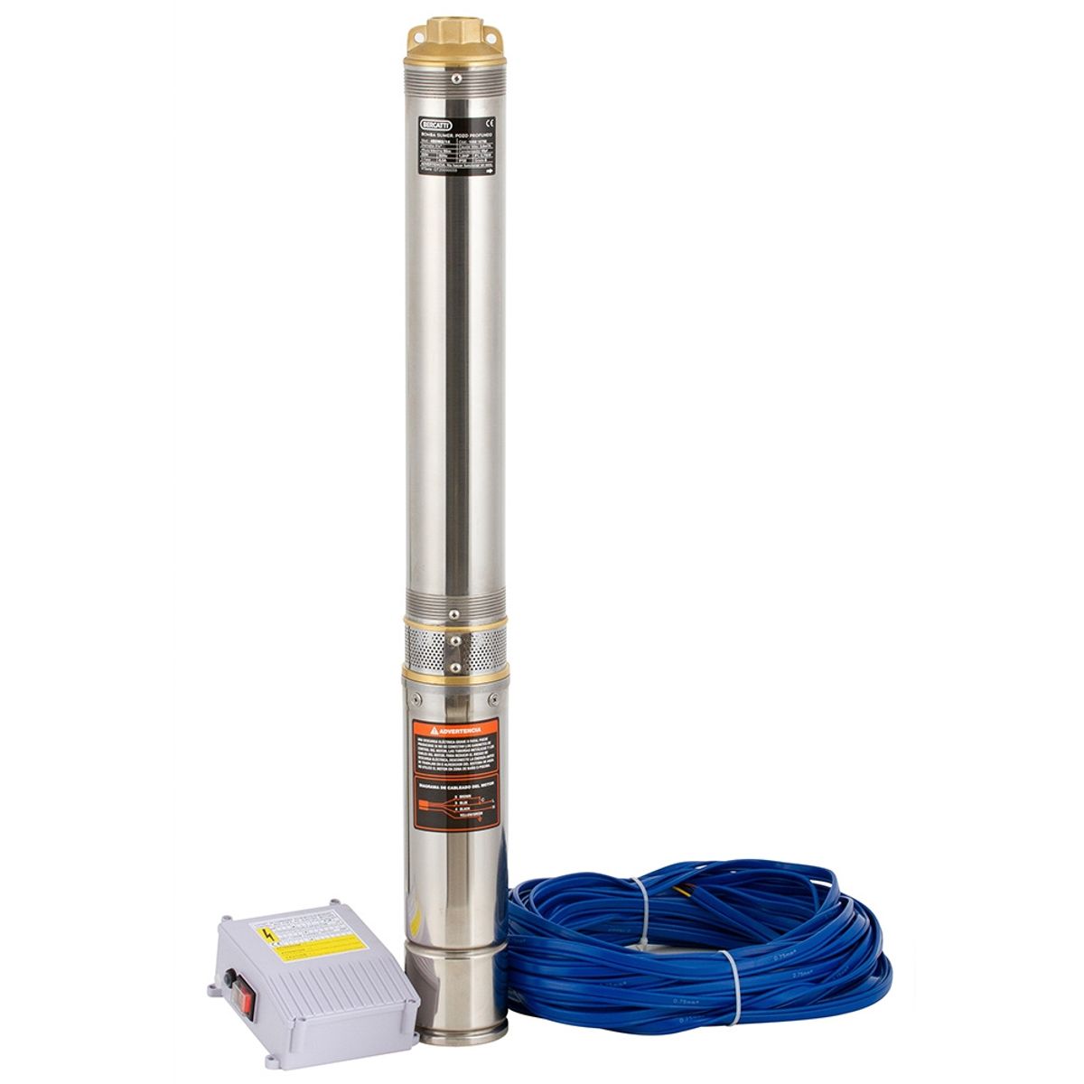BERCATTI - Bomba pozo profundo 4" 1,5 HP