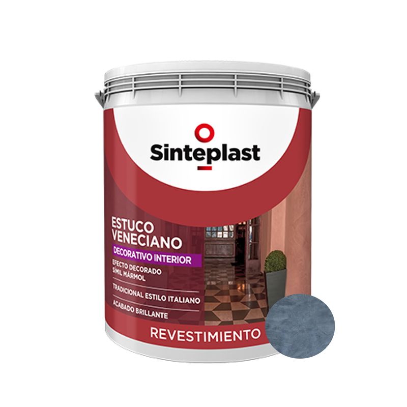 SINTEPLAST - Estuco Veneciano símil Paredes Mármol Gris