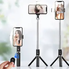 GENERICO - BASTON SELFIE CON LUZ ROTACION 360 P60D