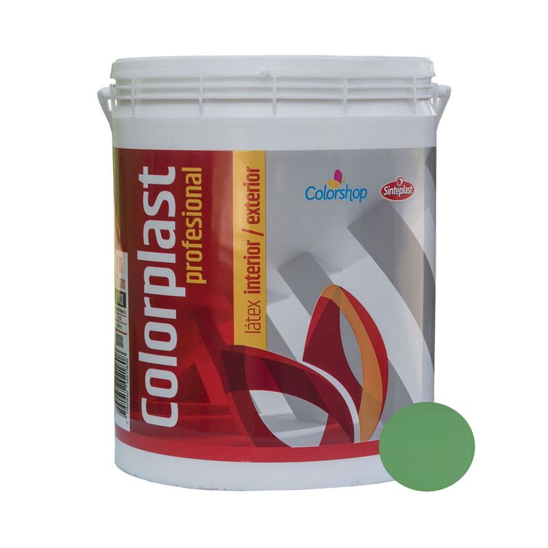 SINTEPLAST - Latex Interior - Exterior color Verde 4 LT