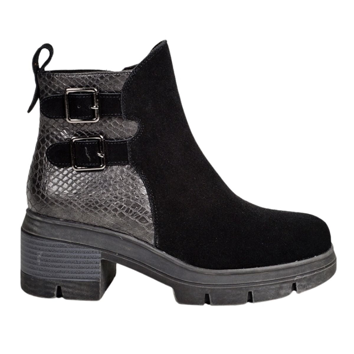 DEGAS - Botín Cuero Fortaleza Negro DEGAS