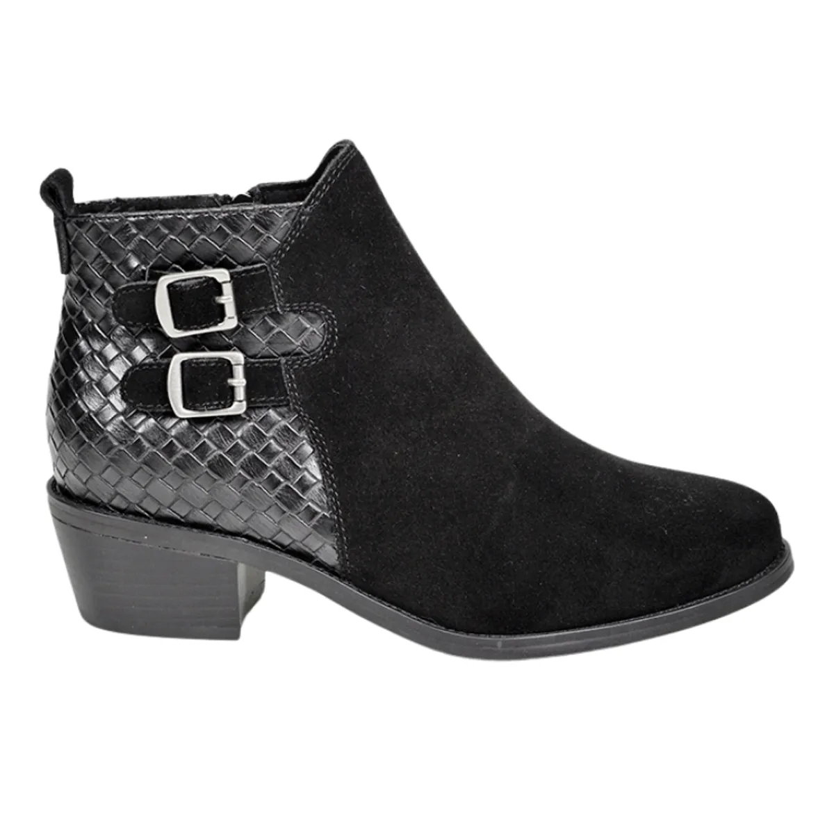 DEGAS - Botín Cuero Antioca Negro DEGAS