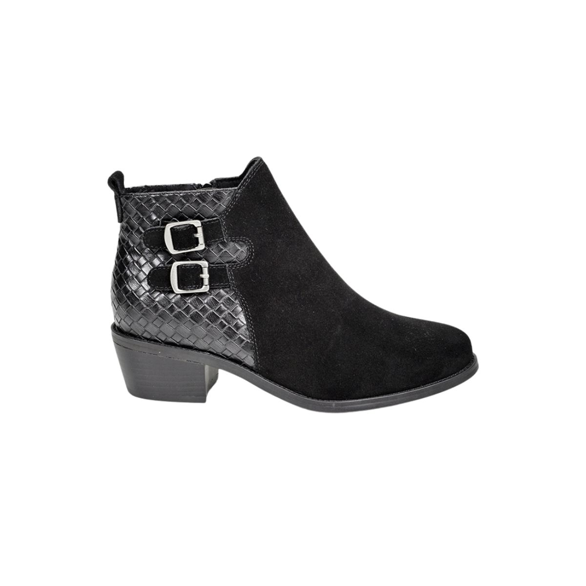 DEGAS - Botín Cuero Antioca Negro DEGAS