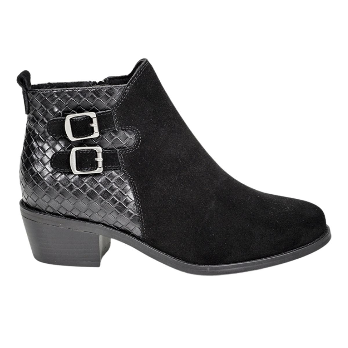 DEGAS - Botín Cuero Antioca Negro DEGAS