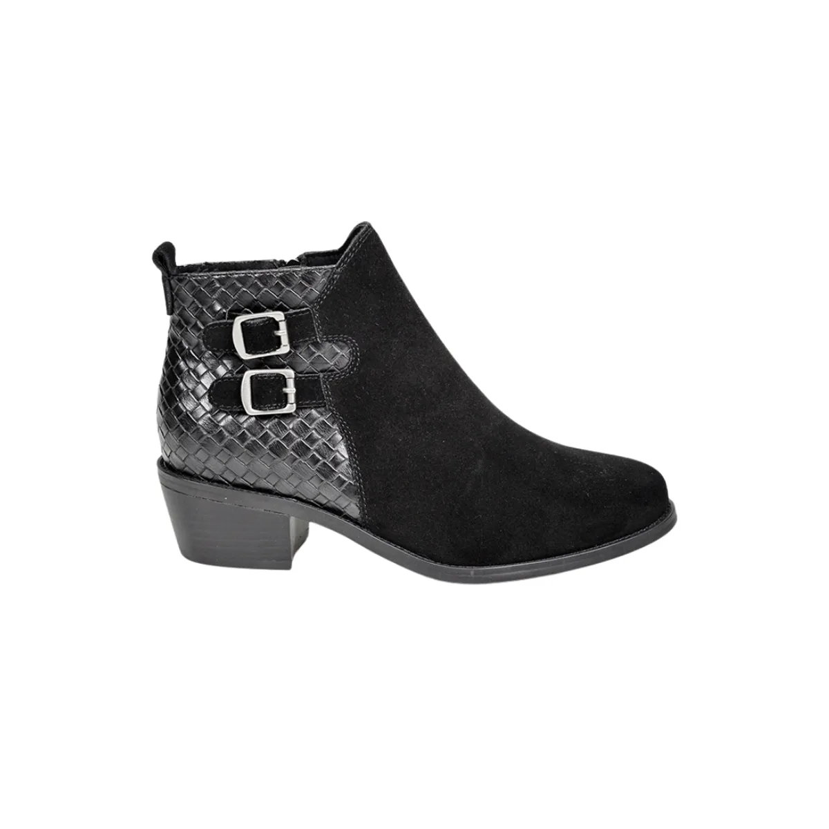 DEGAS - Botín Cuero Antioca Negro DEGAS