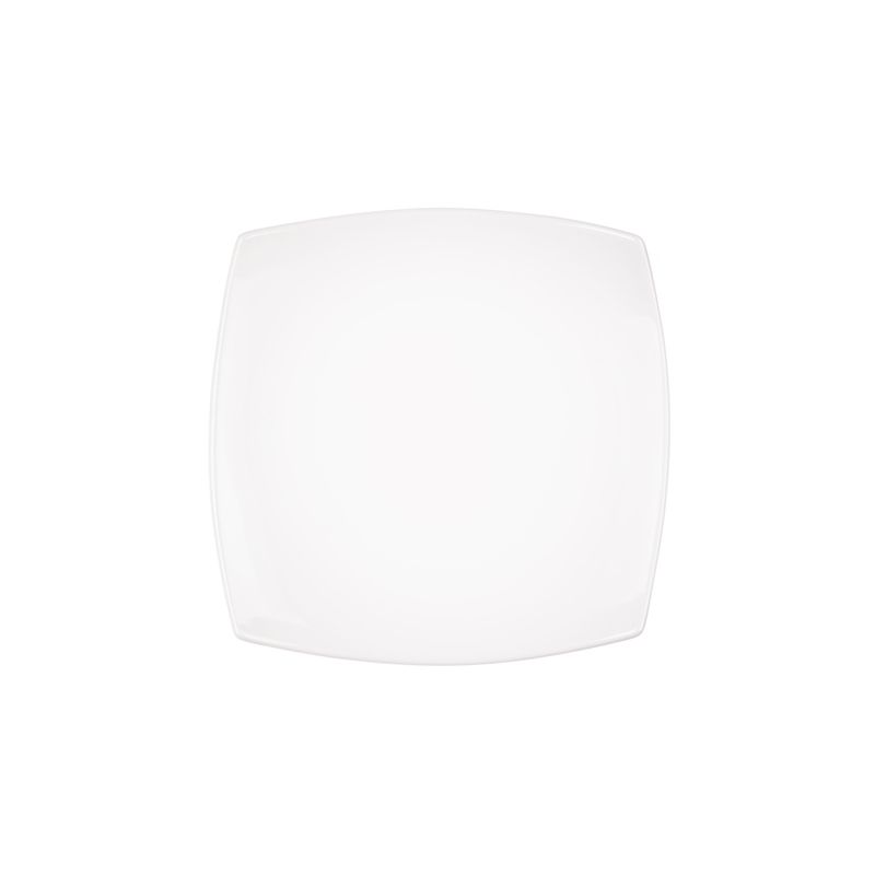 STAR FINE PORCELAIN - PLATO PORCELANA CUADRADO BLANCO 27 CM STAR STAR FINE PORCELAIN