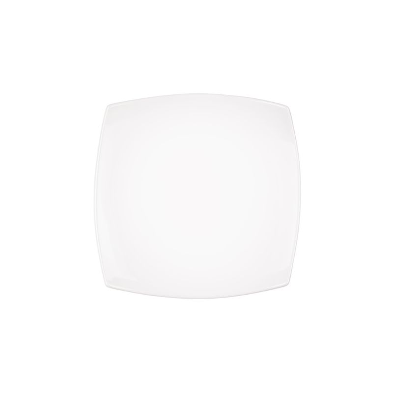 STAR FINE PORCELAIN - SET DE 12 PLATOS DE PORCELANA CUADRADOS BLANCOS 31 CM STAR STAR FINE PORCELAIN