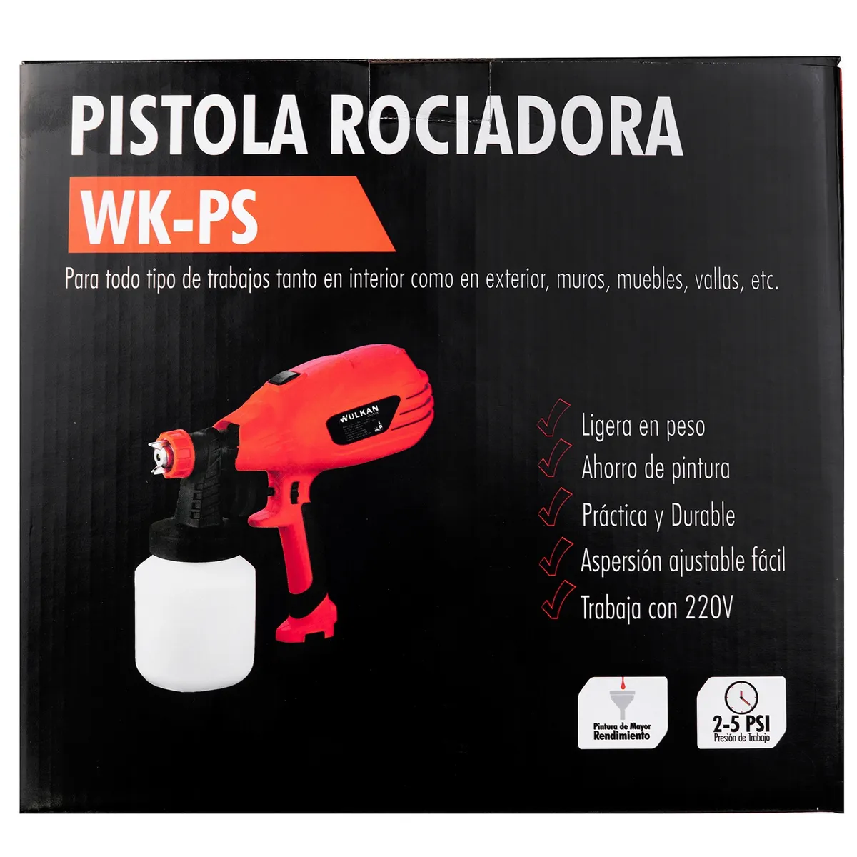 WULKAN OGNIA - Sistema Pintar Rociadora Wulkan WK-PS