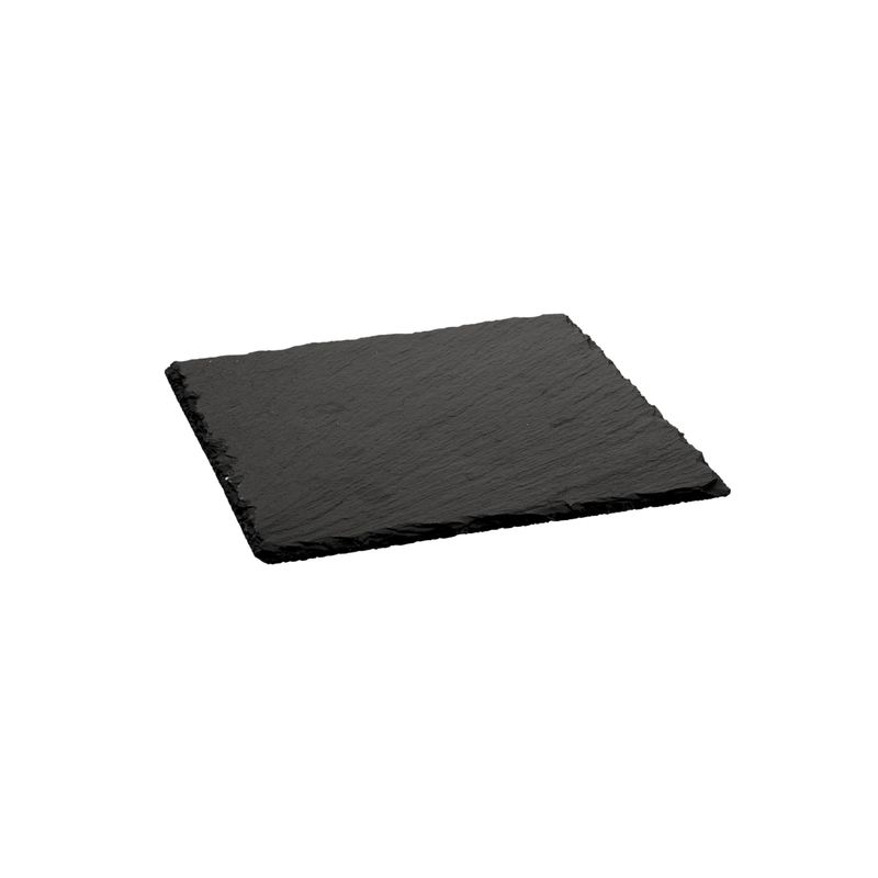 SUNNEX - SET DE 6 PLATOS DE PIEDRA PIZARRA CUADRADO 30X30CM SUNNEX SUNNEX