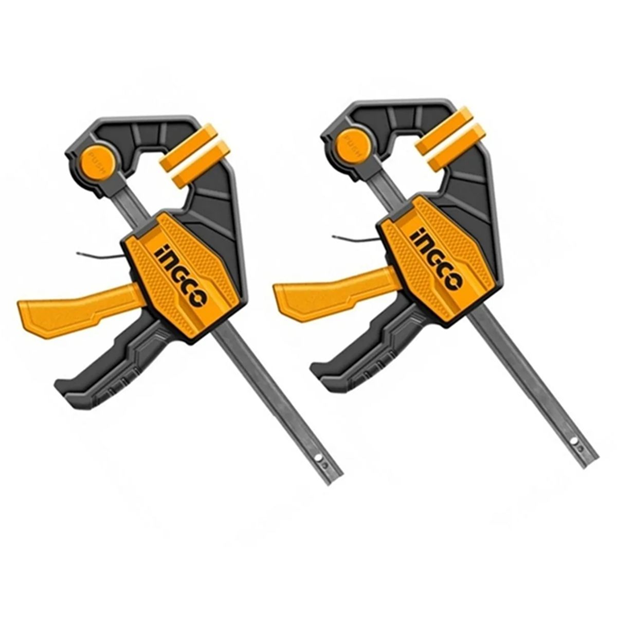 INGCO - Pack 2 Prensa Rapida Madera Carpintero 6 Pulgadas