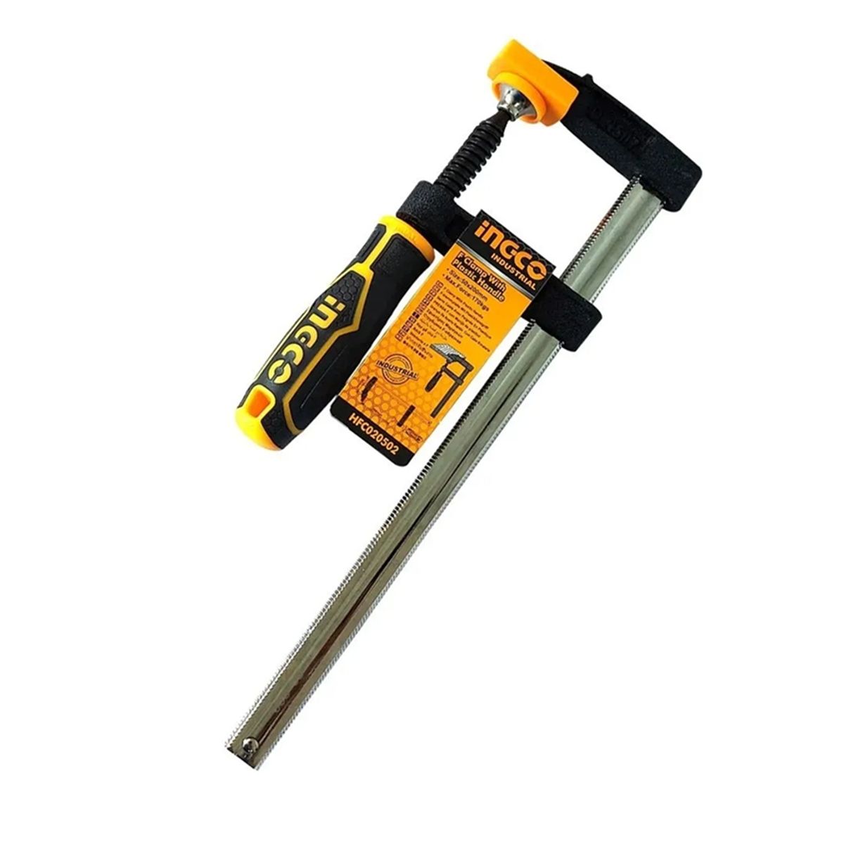 INGCO - Prensa F Sargento Carpintero De 50 X 200 Mm