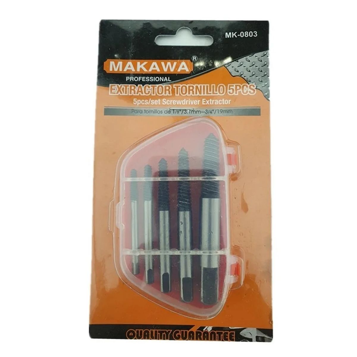MAKAWA - Extractor De Tornillo 5 Piezas Makawa