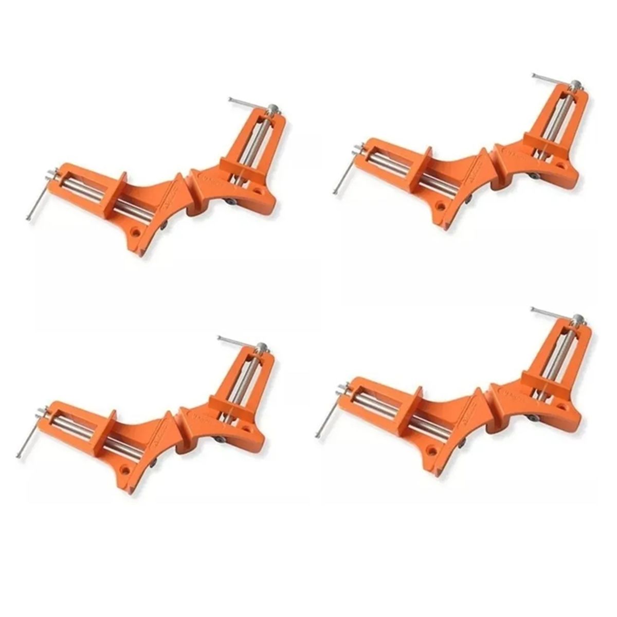 MAKAWA - Pack 4 Prensas Esquinera Escuadra Para Unir Madera / Makawa