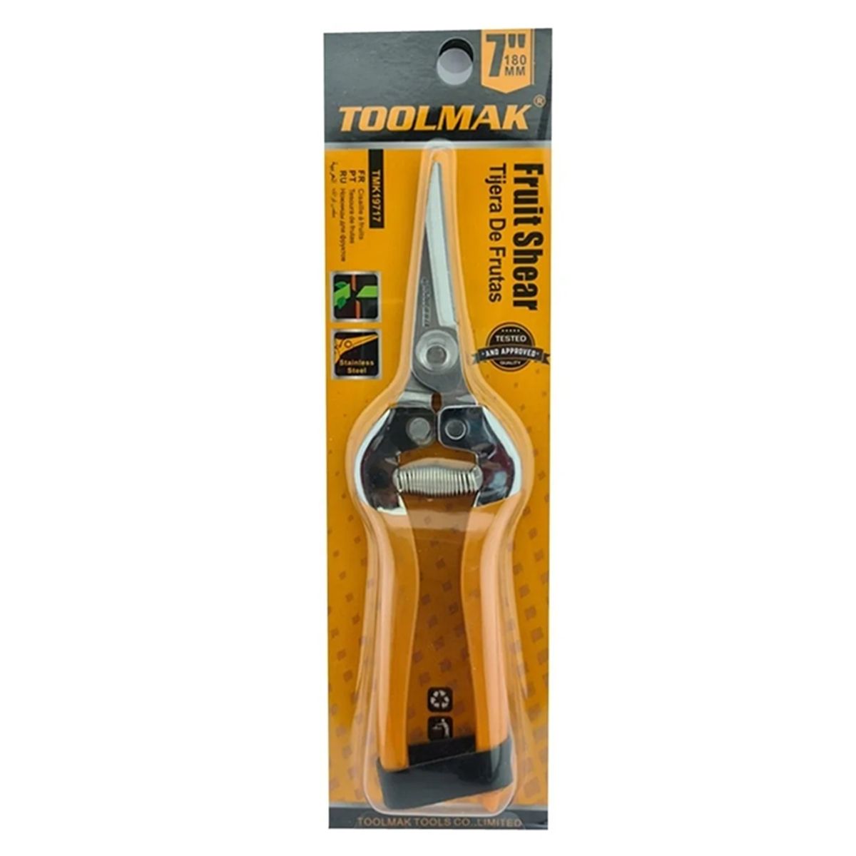 GENERICO - Tijera De Podar Fruta Uva Toolmak