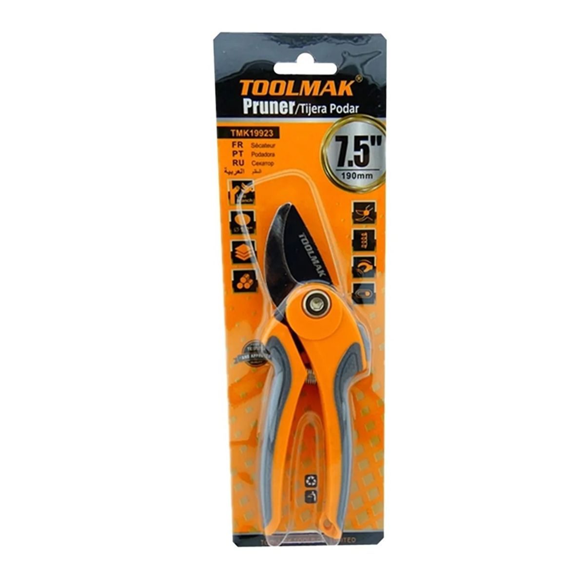 GENERICO - Tijera De Podar Jardin 7.5 Pulgadas (190mm) Tmk19923