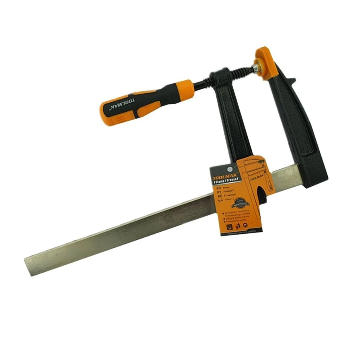 GENERICO - Prensa F Sargento Carpintero De 120 X 400 Mm Toolmak