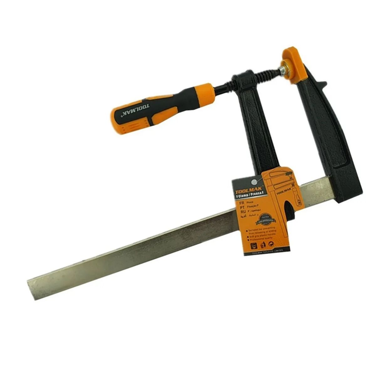 GENERICO - Prensa F Sargento Carpintero De 120 X 500 Mm Toolmak