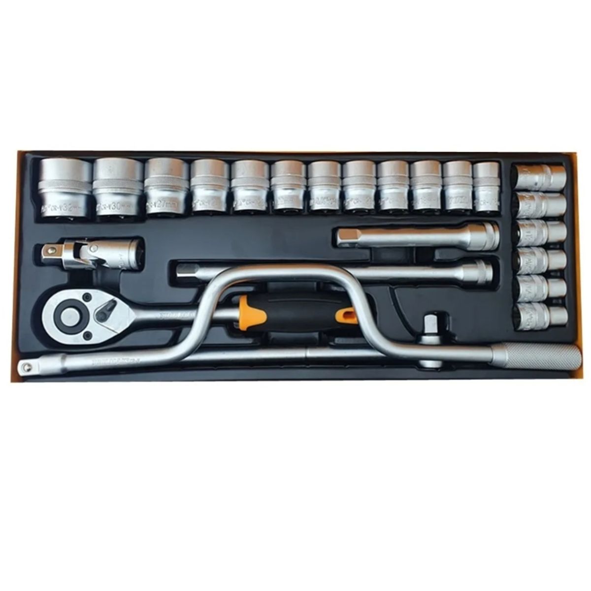 GENERICO - Set Juego Dados Hexagonales 1/2 24 Piezas Toolmak Tmk19523