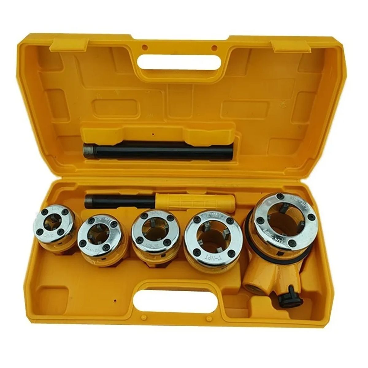 GENERICO - Set Juego De Terrajas Manual Para Tubo 5 Piezas Toolmak