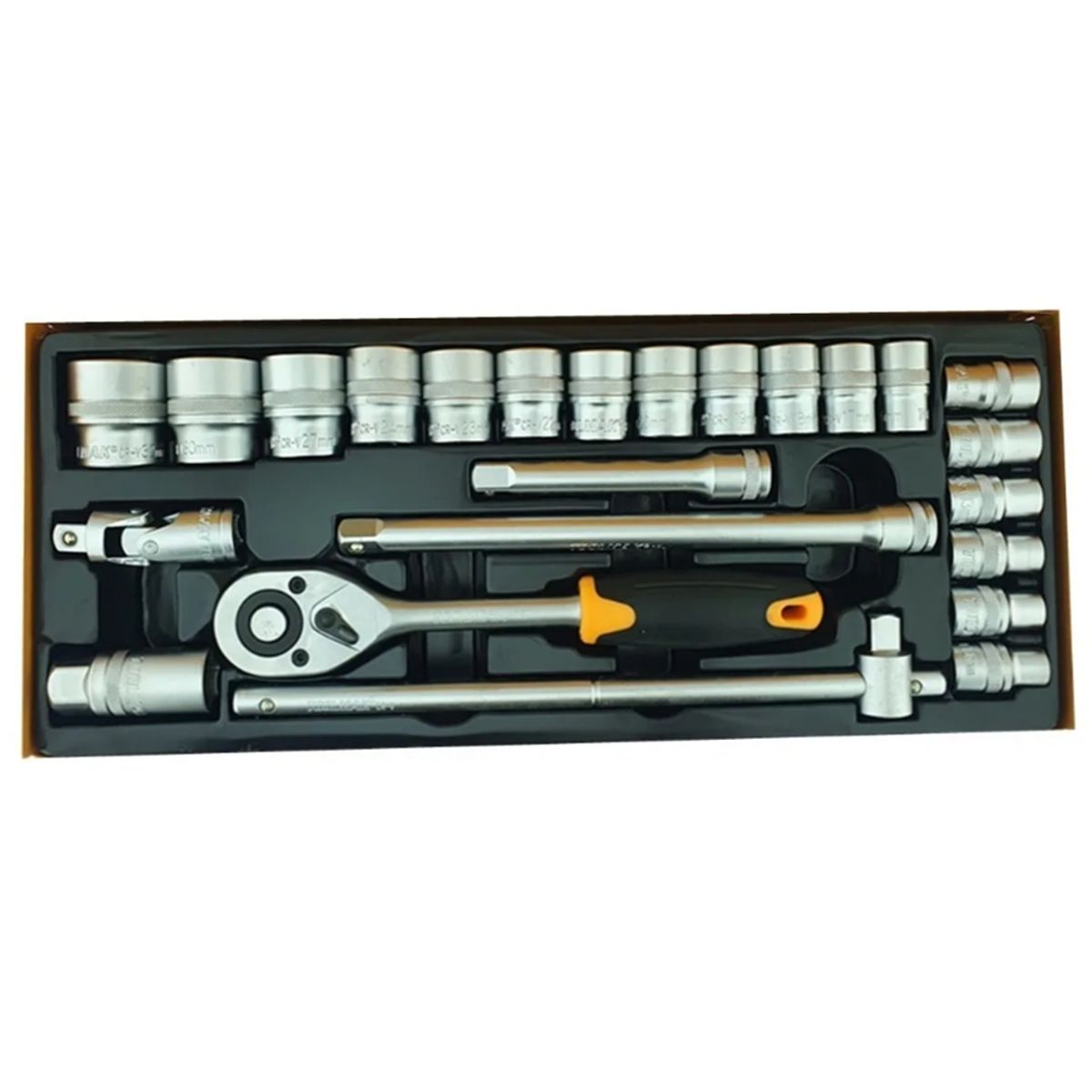 GENERICO - Set Juego Dados Hexagonales 1/2 24 Piezas Toolmak Tmk19524