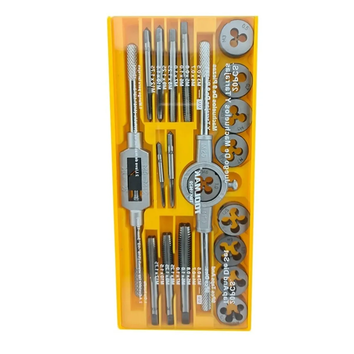 GENERICO - Set Kit Juego De Terrajas Macho Y Hembra 20 Piezas Toolmak