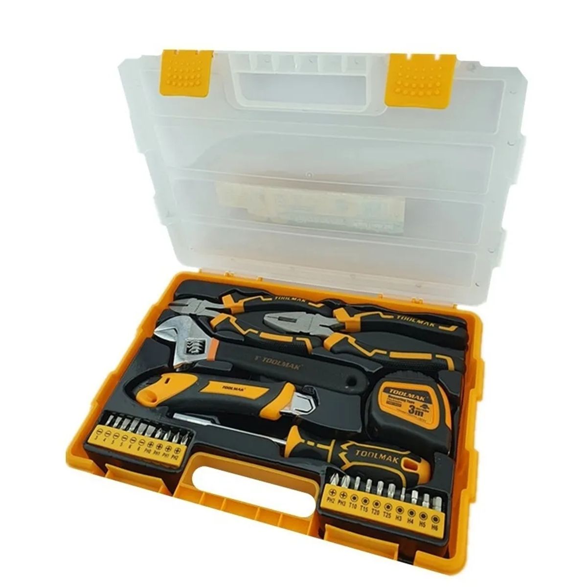 GENERICO - Set Kit Juego De Herramientas Manuales 26 Piezas Toolmak