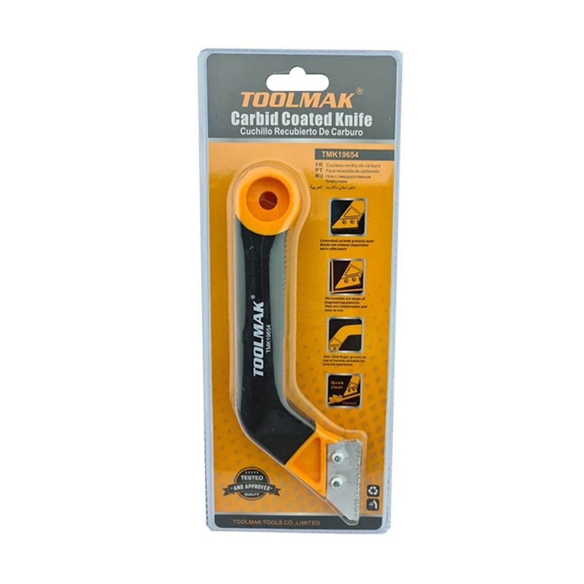 GENERICO - Raspador Espatula Removedor De Frague Carburo Toolmak