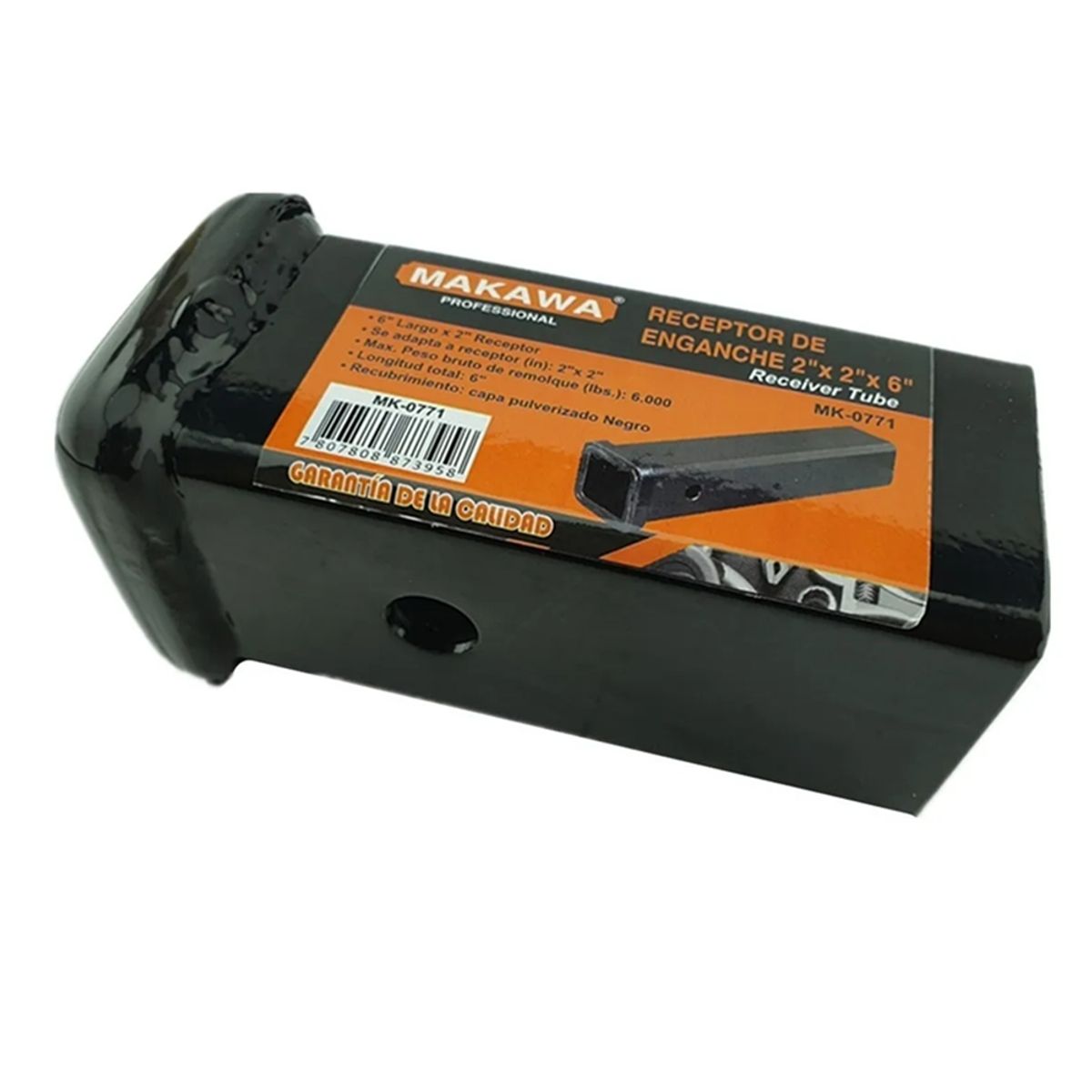 MAKAWA - Tubo Receptor De Enganche 2puLG X 2puLG X 6puLG Makawa