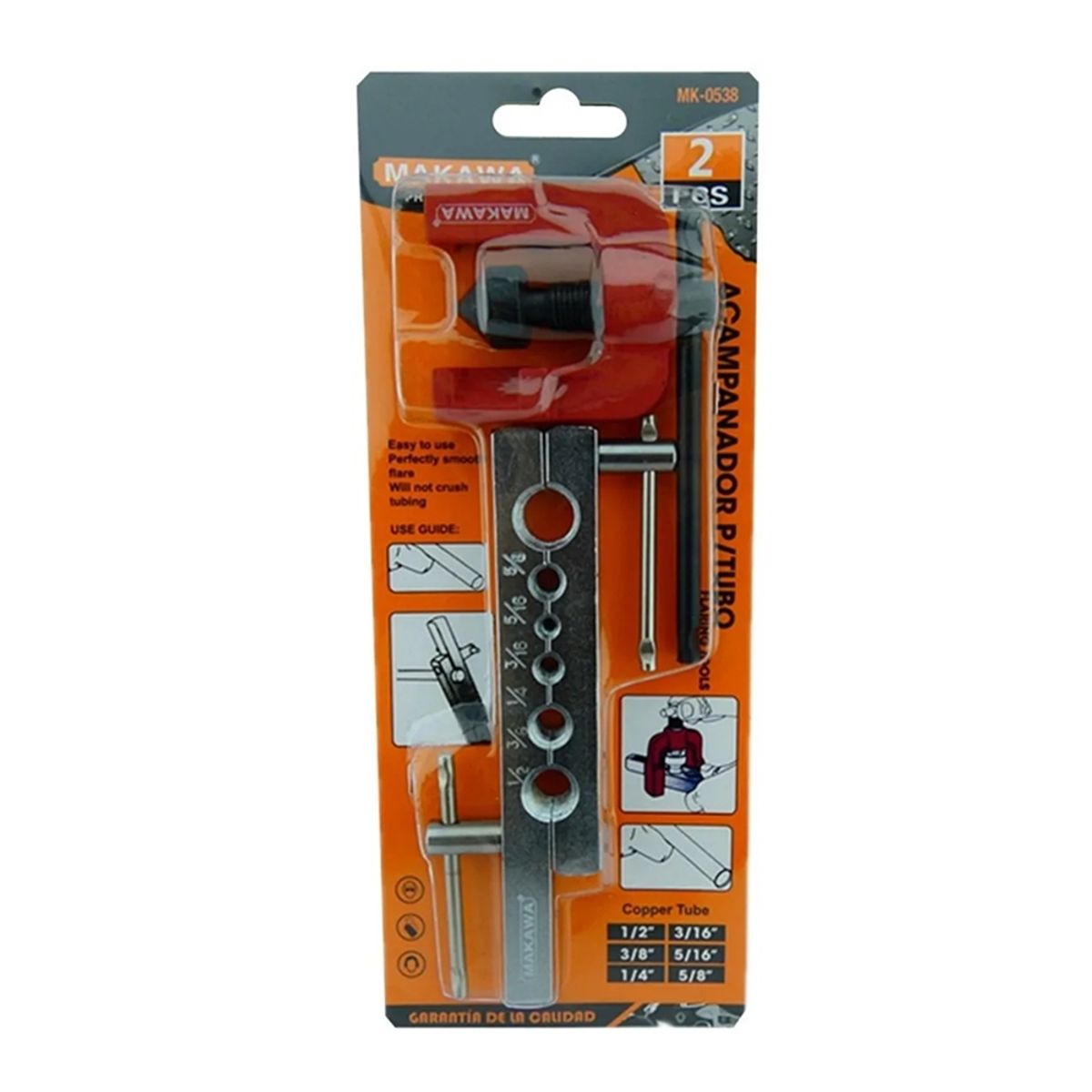 MAKAWA - Llave Expandidor De Tubo Cañerias Aluminio Cobre Mk-0538