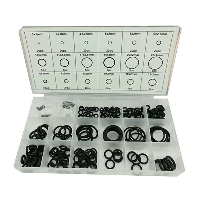 MAKAWA - Juego Orrines O-ring Universales 225 Pcs Milimetro
