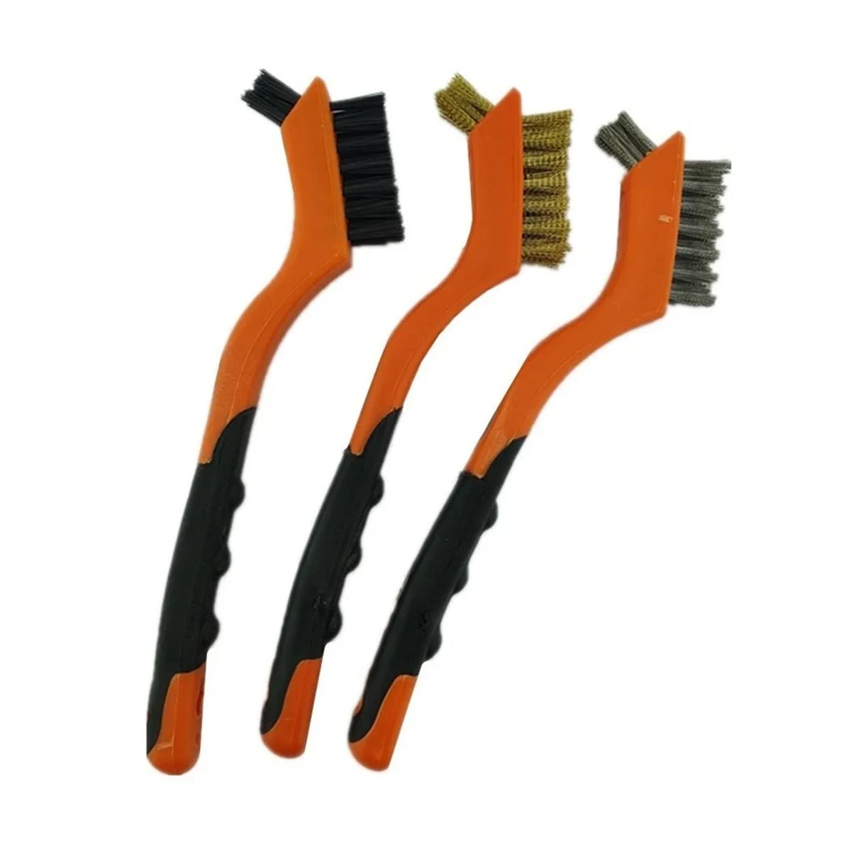 MAKAWA - Juego De Mini Escobillas 175mm 3 Piezas Makawa Mk-0825