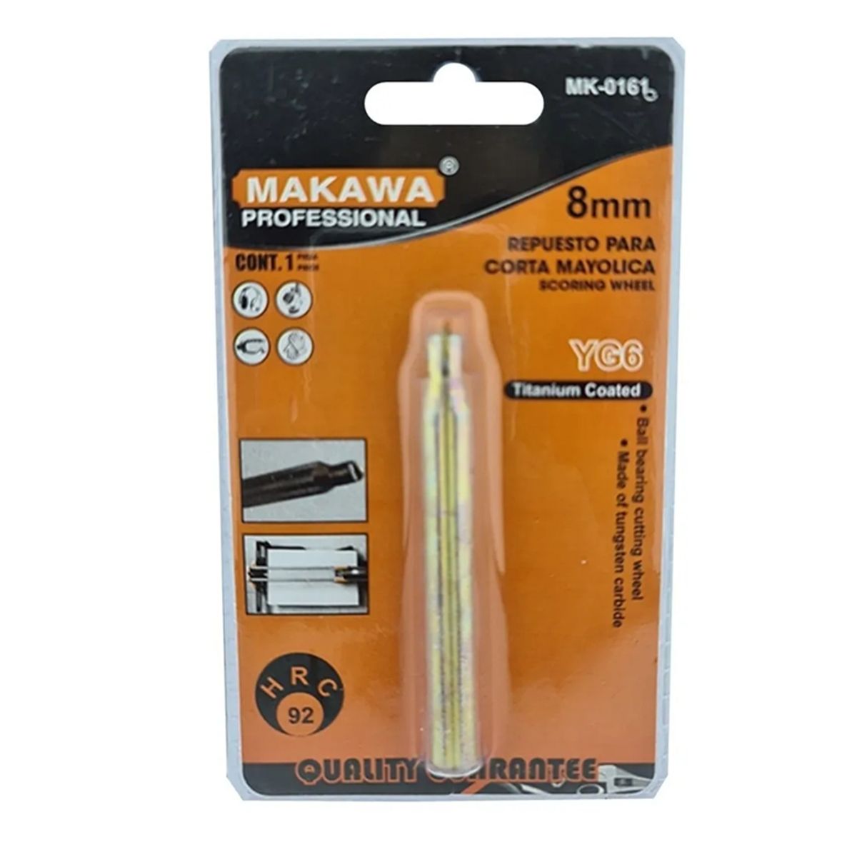MAKAWA - Rodel Repuesto Para Cortadora De Ceramica 8 Mm Makawa