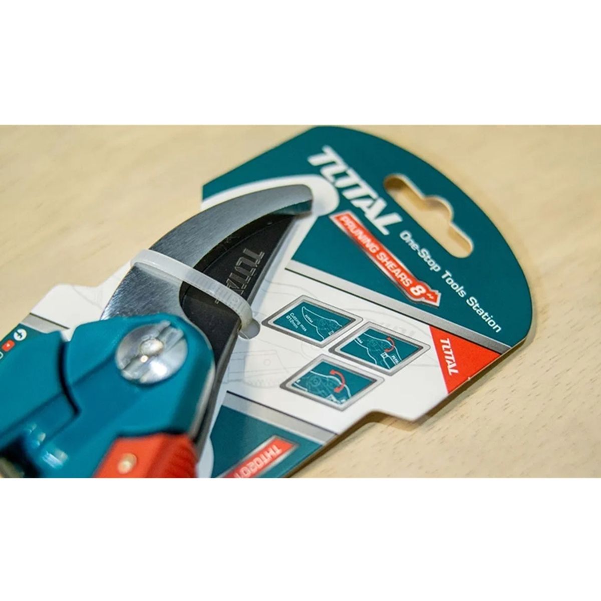 TOTAL TOOLS - Tijera De Podar Corte Jardin 8 Pulgada (200mm)