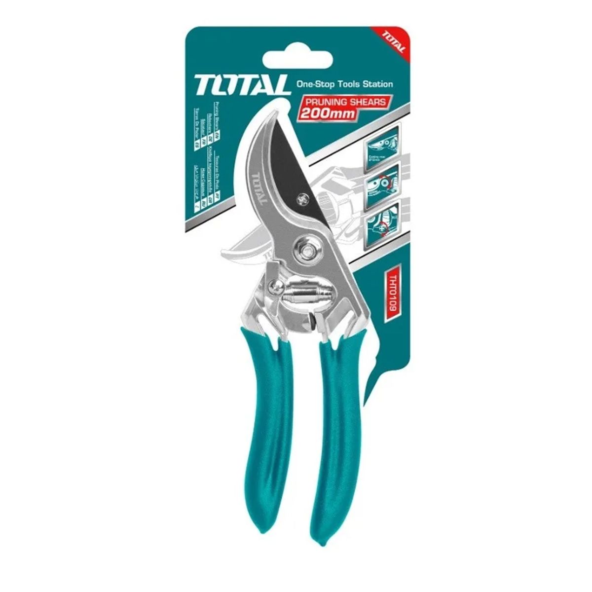 TOTAL TOOLS - Tijera De Podar 8 Pulgadas (200mm)