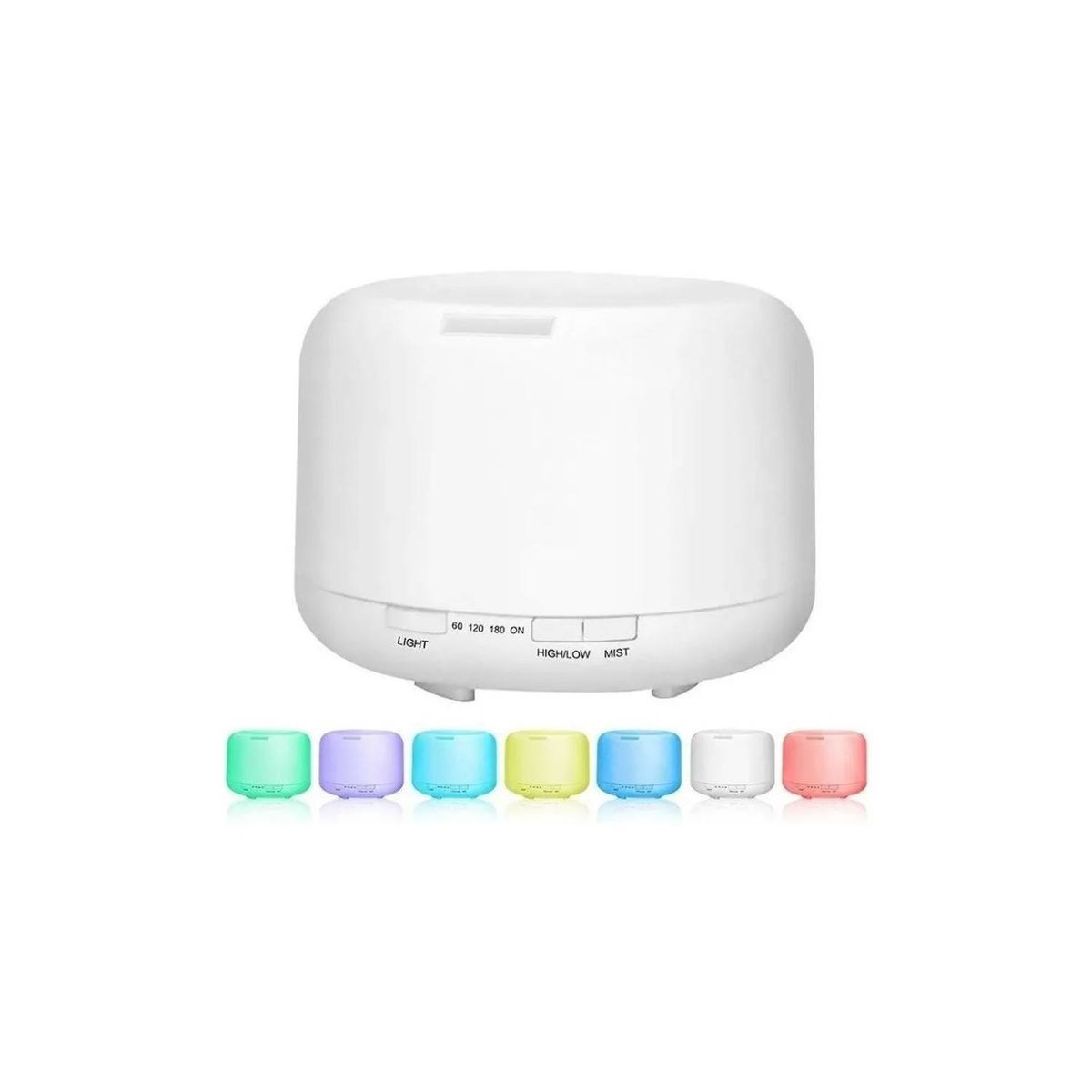 GENERICO - Humidificador Purificador De Aire Lampara Luz Led Colores